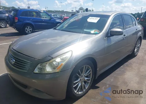 2007 Infiniti G35 Sport z USA, uszkodzony, nr VIN JNKBV61E87M703404